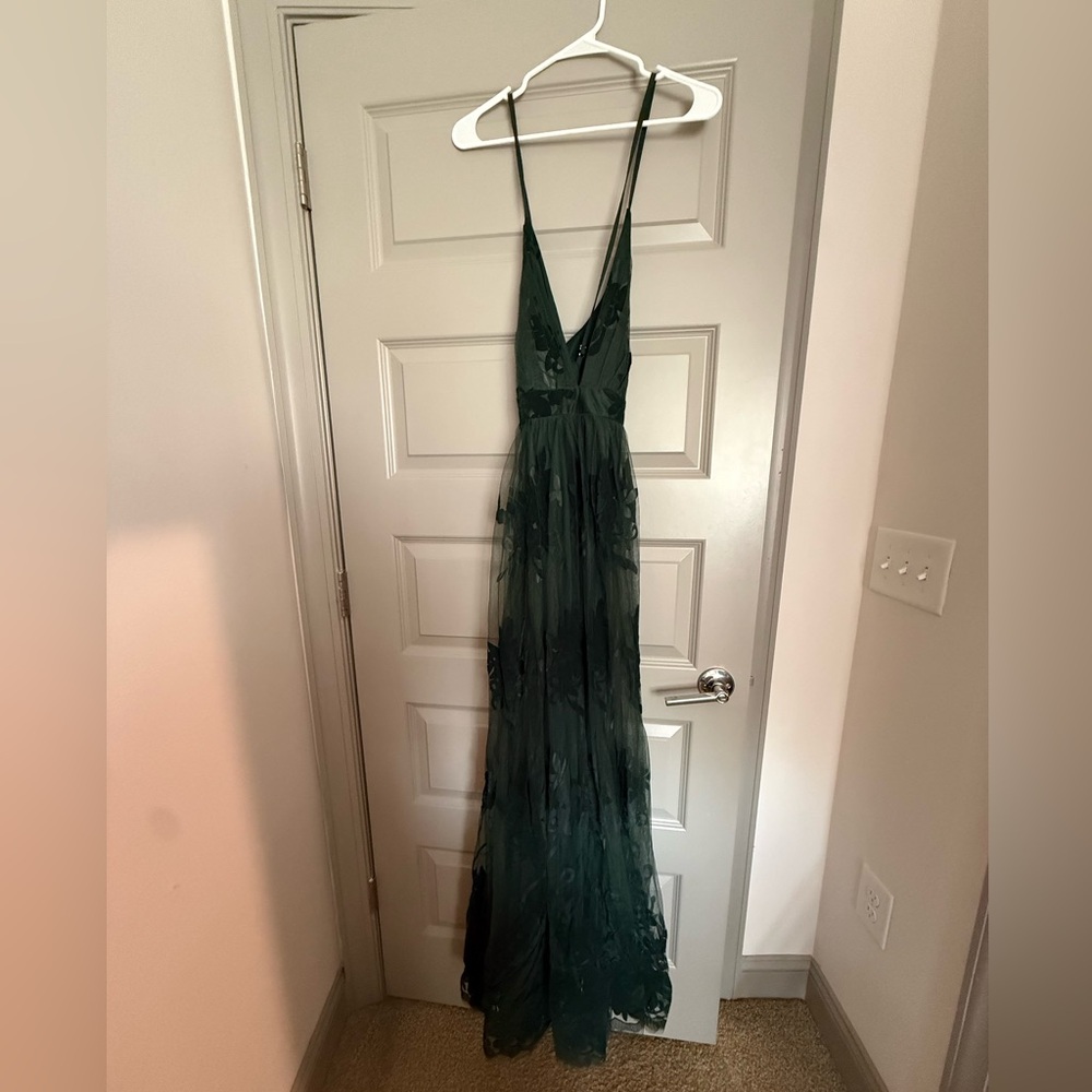 Boho Emerald Green Maxi Dress